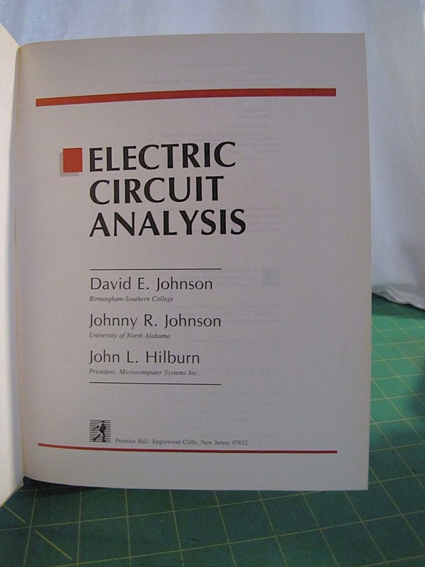 Electric Circuit Analysis by Johnny R. Johnson, David E. Johnson, John L.... gallery