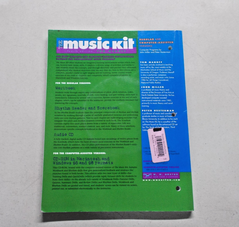 * THE MUSIC KIT WORKBOOK, 4TH EDITION By Tom Manoff gallery