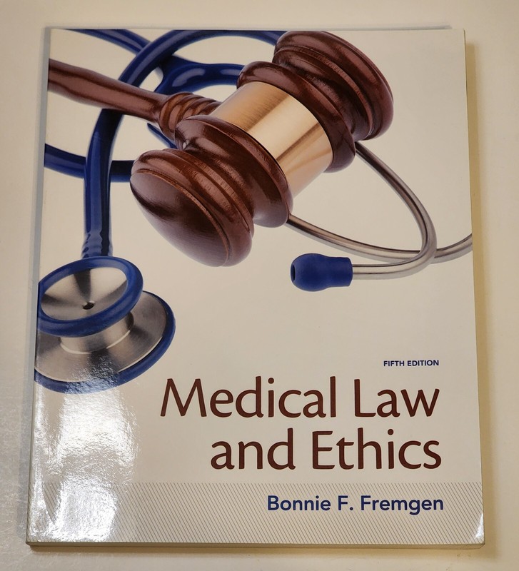 Medical Law and Ethics (5th Edition) – Paperback By Bonnie F. Fremgen (2016) VG