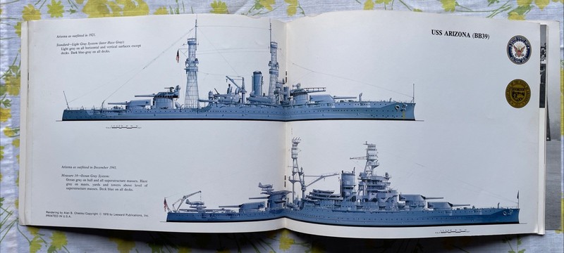 USS Arizona (BB39) - Ship’s Data No. 3 (1978 Leeward Publications, 48 pages PB) gallery