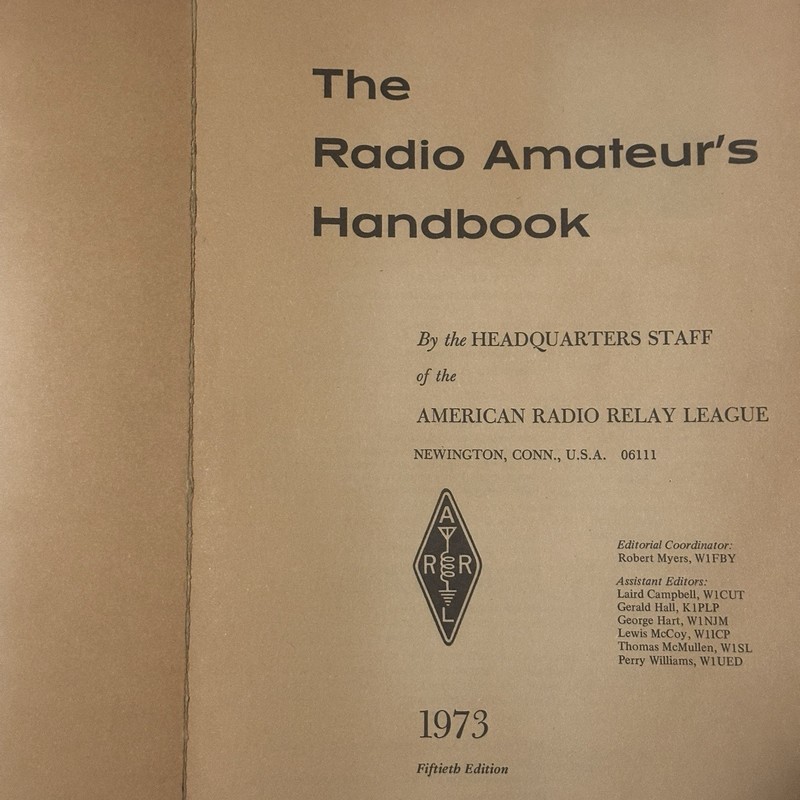 The Radio Amateur’s Handbook 50th Edition 1973 ARRL Paperback gallery