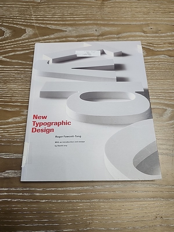 New Typographic Design Paperback Roger Fawcett-Tang