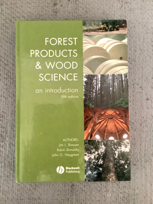 Forest Products and Wood Science: An Introduction NICE SHAPE