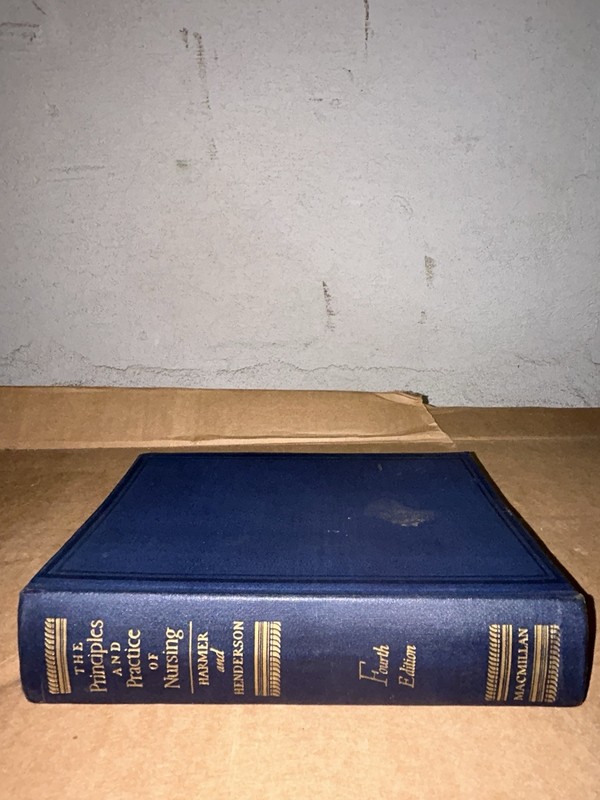 1947 Textbook Of Principles & Practice Of Nursing By Harmer & Henderson 4th Ed. gallery