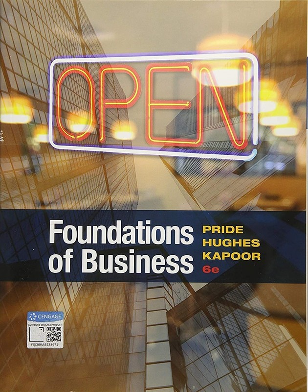 Foundations of Business – Paperback By Pride, William M