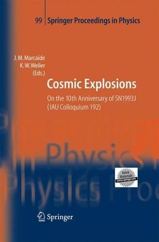 Cosmic Explosions by J.M. Marcaide, Kurt Weiler - 9783642421877