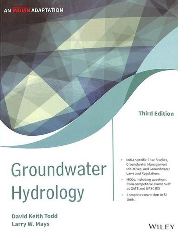 NEW: Groundwater Hydrology By David Keith Todd 3ED INTL ED - 9788194726333