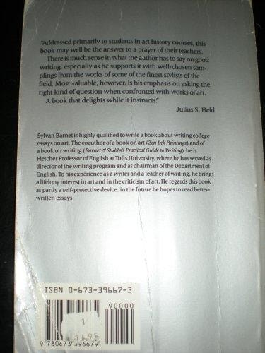 A Short Guide To Writing About Art by Barnet, Sylvan, Good Book