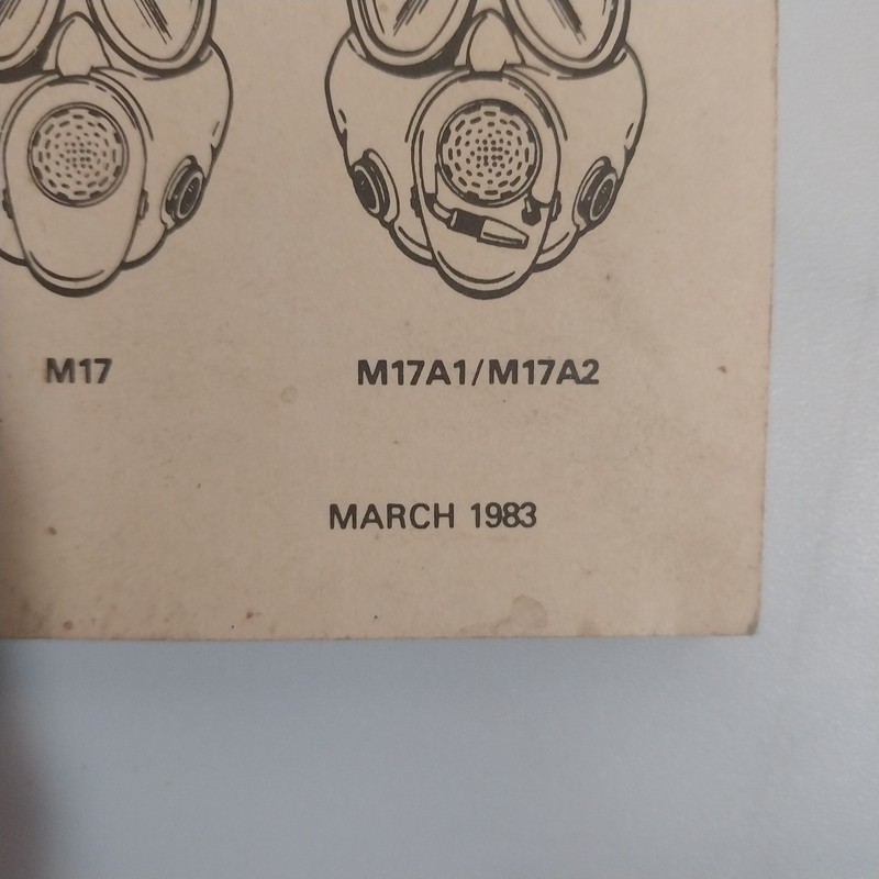 Mask Chemical-Biological TM 3-4240-279-10 paperback 1983 gallery