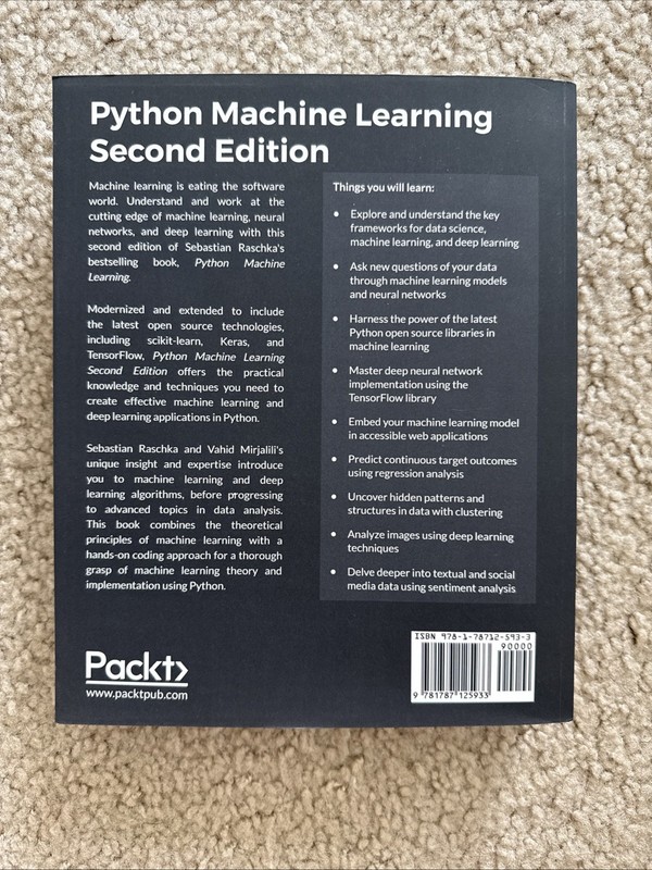 Python Machine Learning : Machine Learning and Deep Learning with Python,... gallery