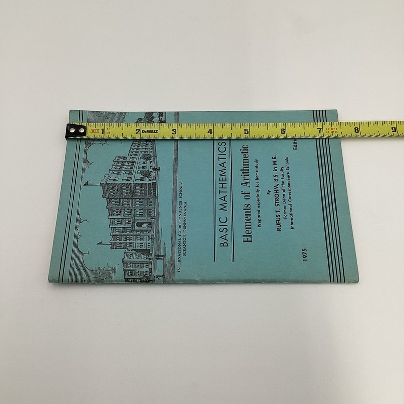 1952 Basic Math Elements Of Arithmetic International Correspondents School gallery