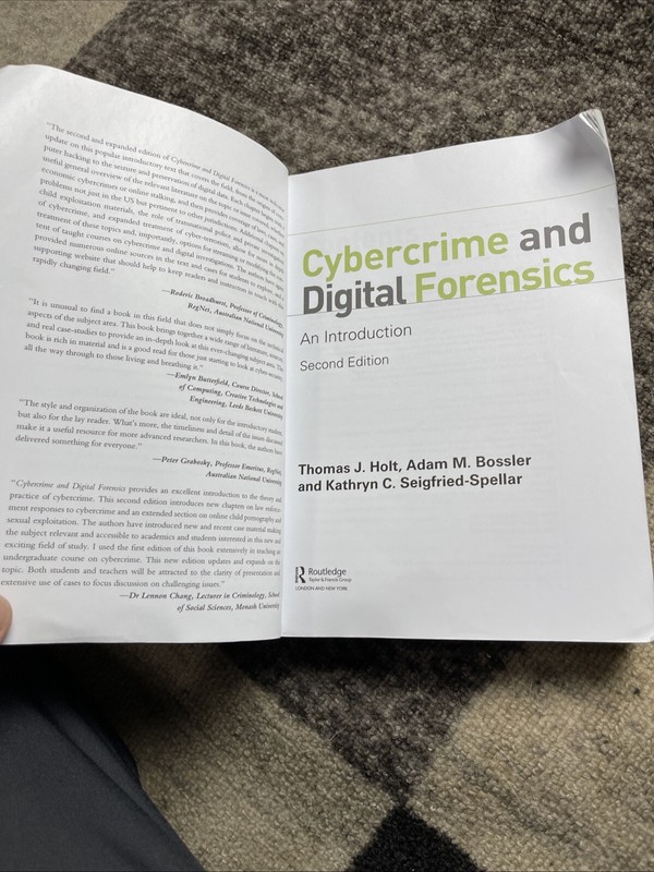 Cybercrime and Digital Forensics: An - Paperback, by Holt Thomas J.; - Good gallery