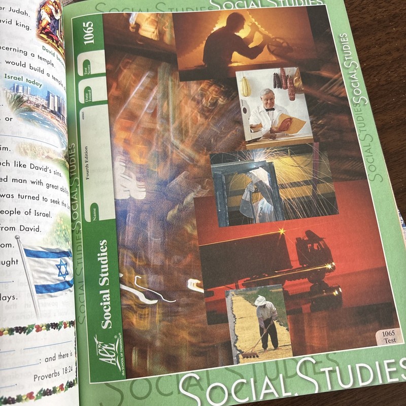 School of Tomorrow Ace Social Studies PACEs Lot of 8 Fourth Edition Unused gallery