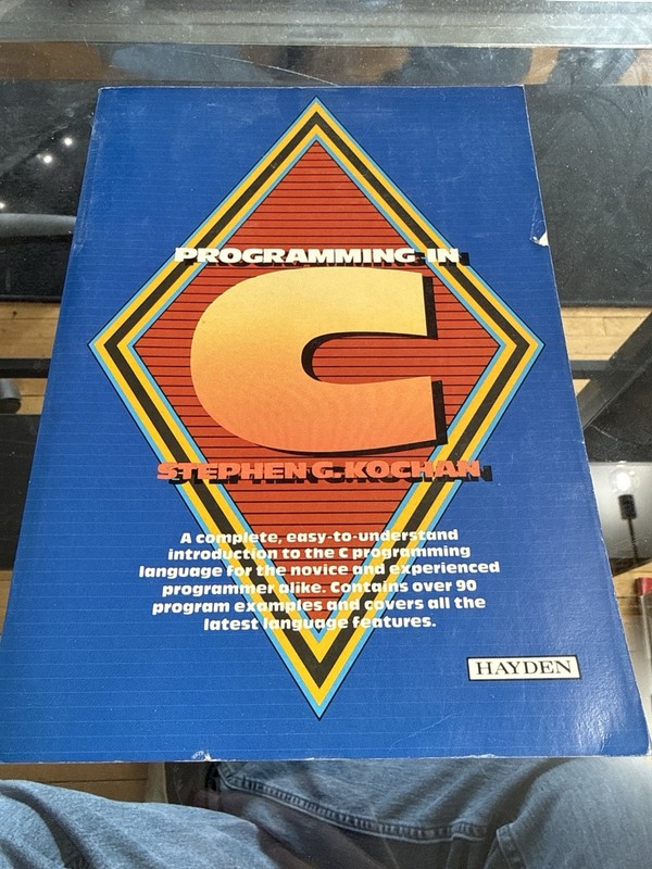 Programming in C by Stephen Kochan Hayden Books Vintage C Manual