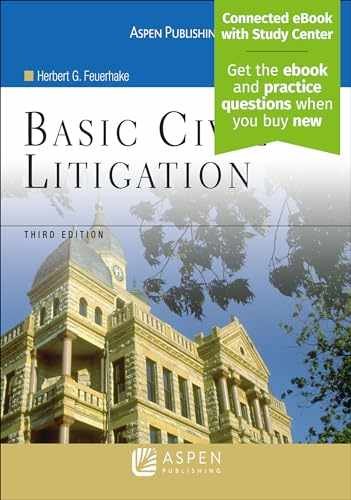 Basic Civil Litigation – Paperback, by Herbert G. Feuerhake – Very Good