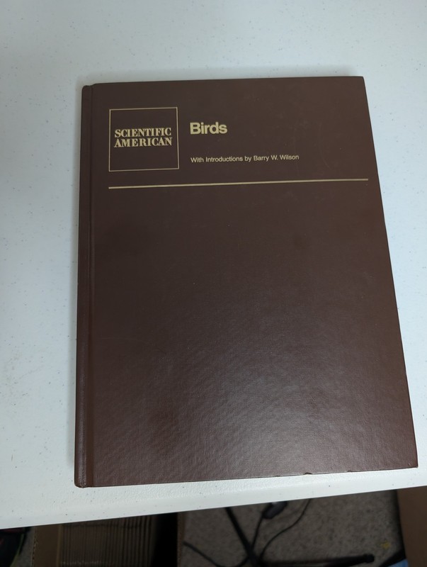 Scientific American Birds Barry W. Wilson Readings Hardcover 1979 Ornithology