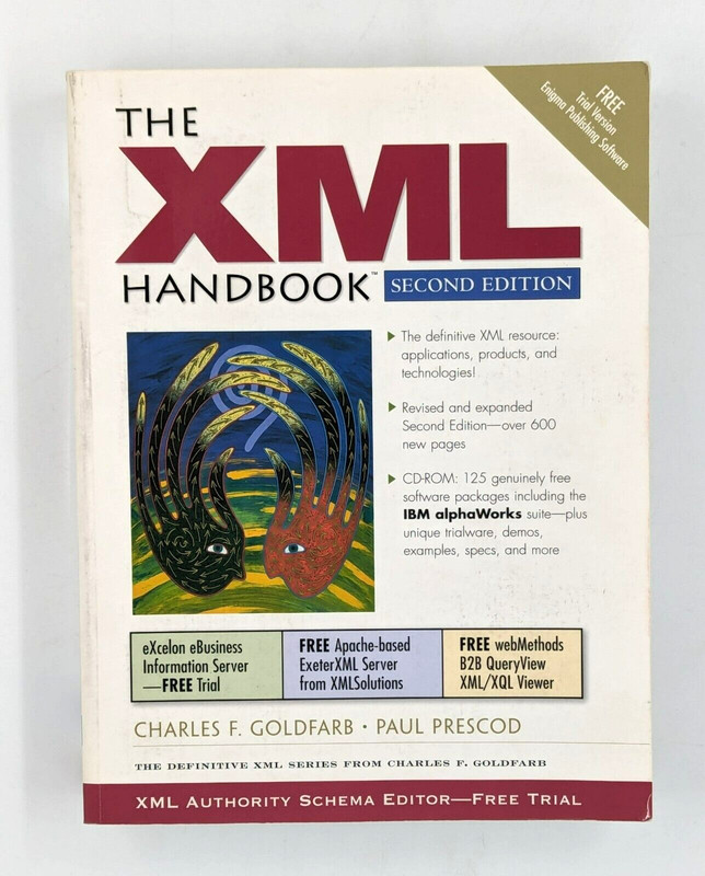 The XML Handbook by Charles F. Goldfarb & Paul Prescod (2000) – No CDs