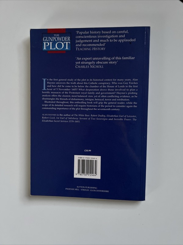The Gunpowder Plot by Alan Haynes 1996 Sutton Publishing Paperback History Book gallery