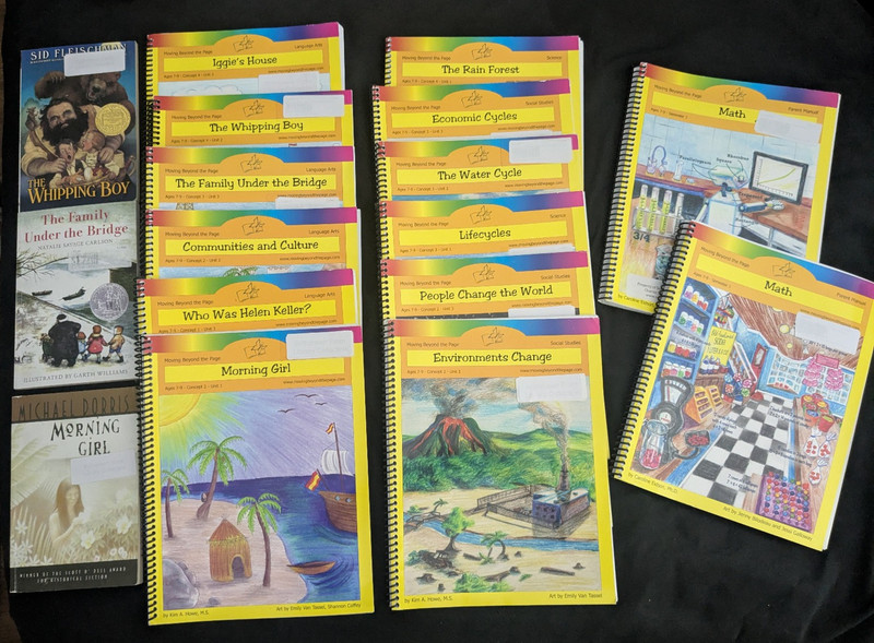 Moving Beyond the Page Age 7-9 Unused Lot 14 Language Soc Stud Science Math +Lit