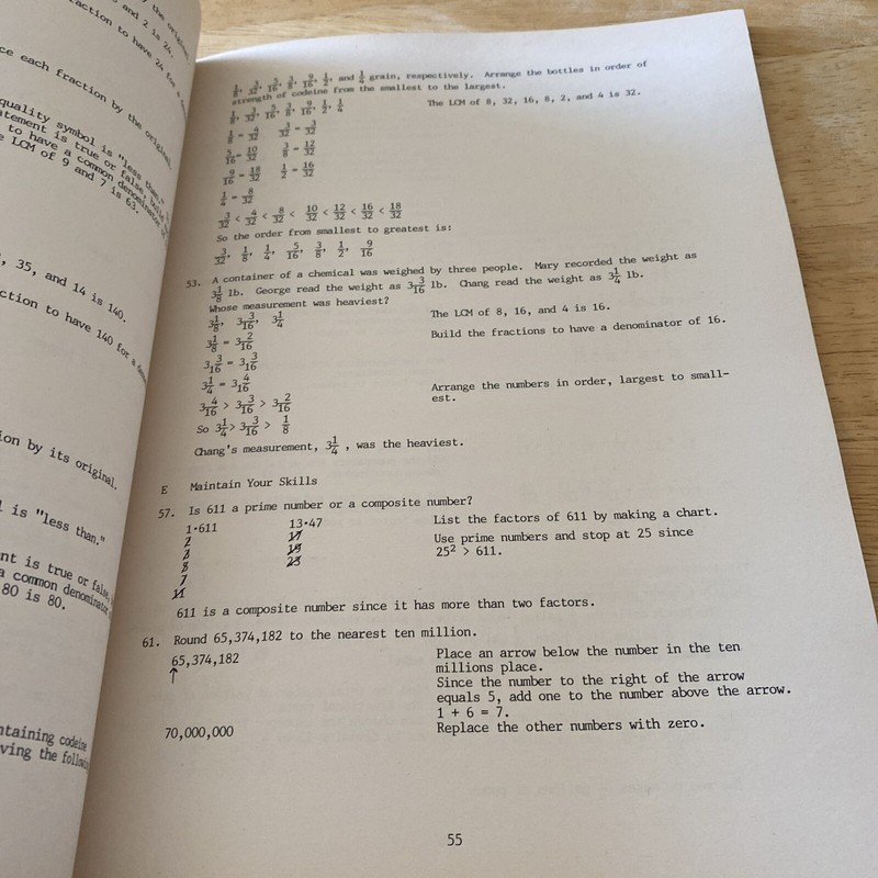 Student Solutions Manual For Arithmetic Fourth Edition Grace Malaney 1987 gallery