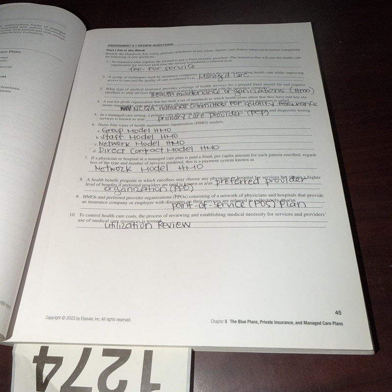Fordney's Medical Insurance And Billing Workbook 16th Edition ACCEPTABLE gallery