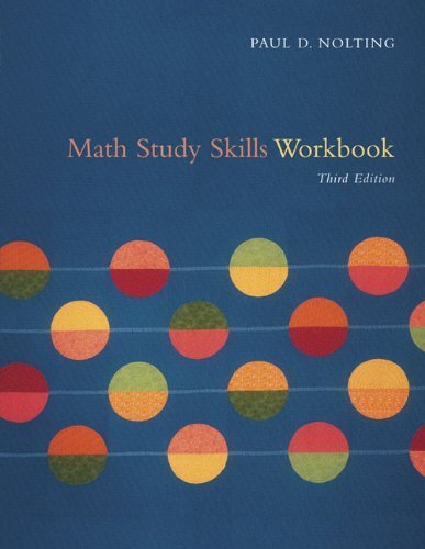 Math Study Skills Workbook by Nolting