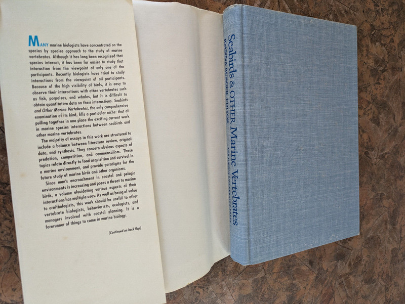 Seabirds & Other Marine Vertebrates | Joanna Burger | 1989 Hardcover gallery