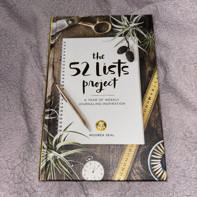 The 52 Lists Project Botanical Pattern : A Year of Weekly Journaling