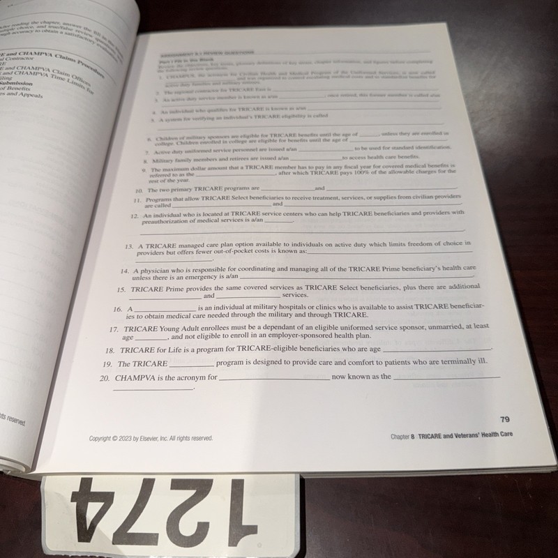 Fordney's Medical Insurance And Billing Workbook 16th Edition ACCEPTABLE gallery