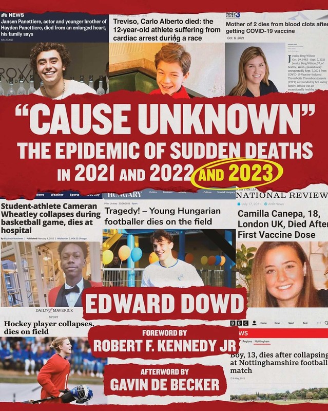 «Cause Unknown»: The Epidemic of Sudden Deaths in 2021 & 2022 & 2023 by Dowd