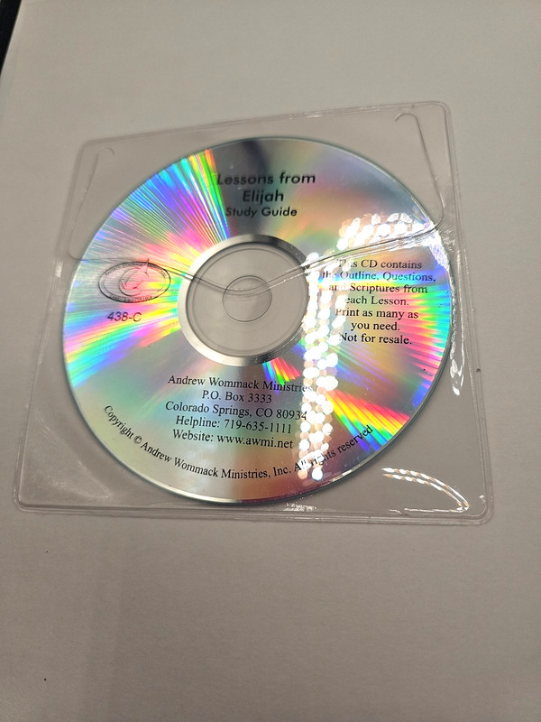 Lessons From Elijah Study Guide With CD Andrew Wommack Ministries Spiralbound gallery