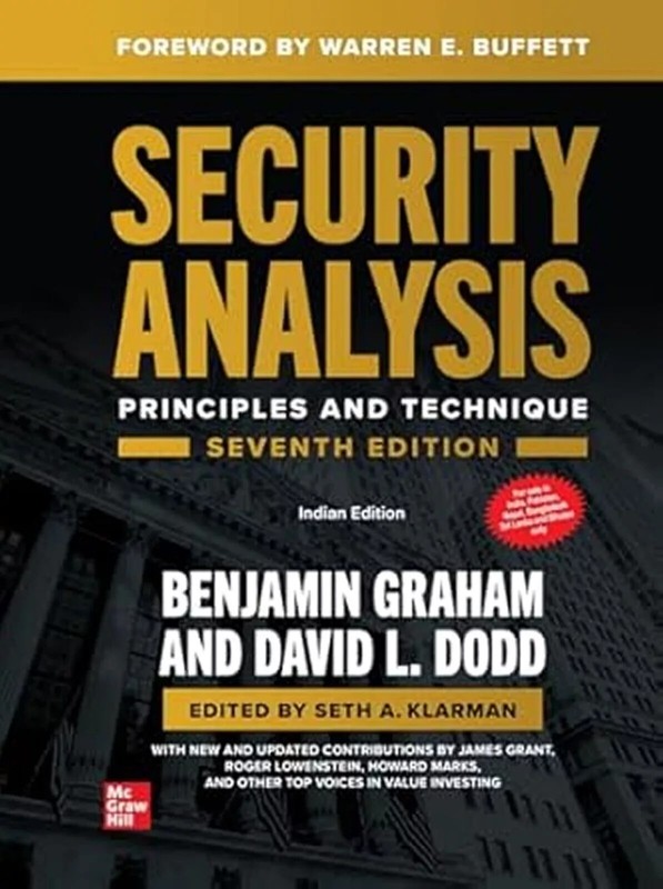 New: SECURITY ANALYSIS by Benjamin Graham 7TH INTL ED 9789364448642