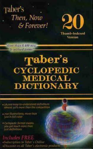 Taber’s Cyclopedic Medical Dictionary: 20th Edition (Thumb Index) – GOOD