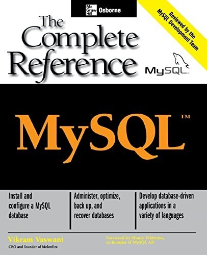 MySql(Tm): The Complete Reference (…, Vikram Vaswani,