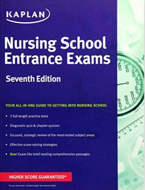 Kaplan Test Prep Ser.: Nursing School Entrance Exams by Kaplan