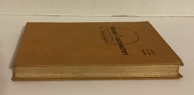 1957 Solid Geometry By Shute Shirk & Porter Hardcover American Book Company gallery