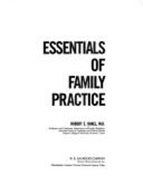 Essentials of Family Practice Paperback Robert E. Rakel