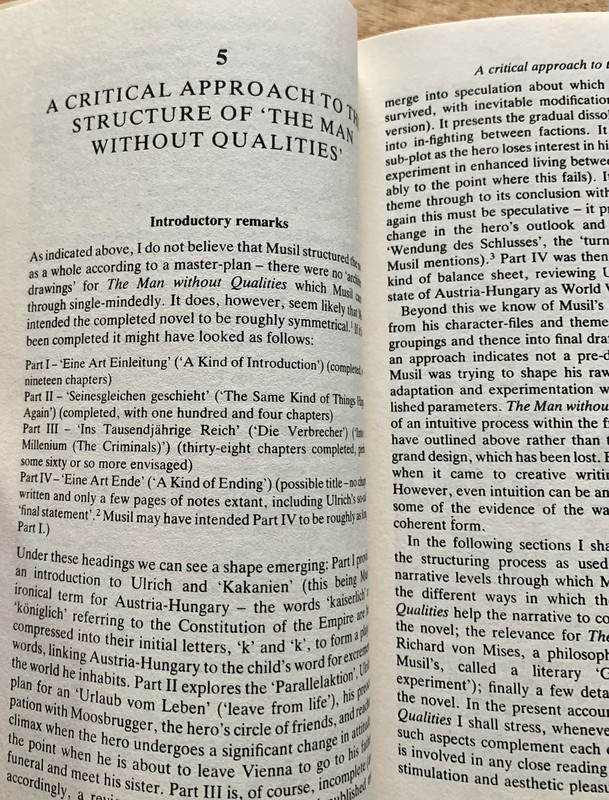 Robert Musil's 'the Man Without Qualities' : A Critical Study, Paperback by P... gallery
