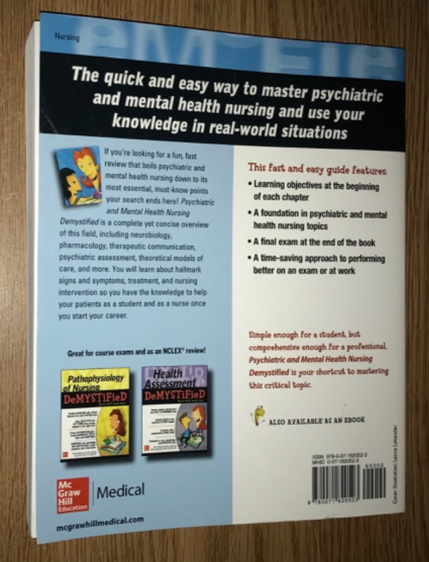 PSYCHIATRIC AND MENTAL HEALTH NURSING DEMYSTIFIED BOOK JIM KEOGH MCGRAW HILL gallery
