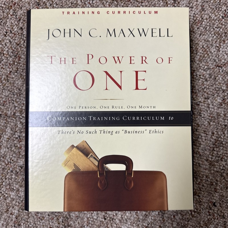 The Power of One Training Curriculum by John C. Maxwell DVD Set and Guides