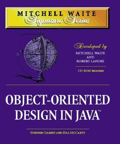 Object-Oriented Design in Java – Hardcover, by Gilbert Steve – Very Good x