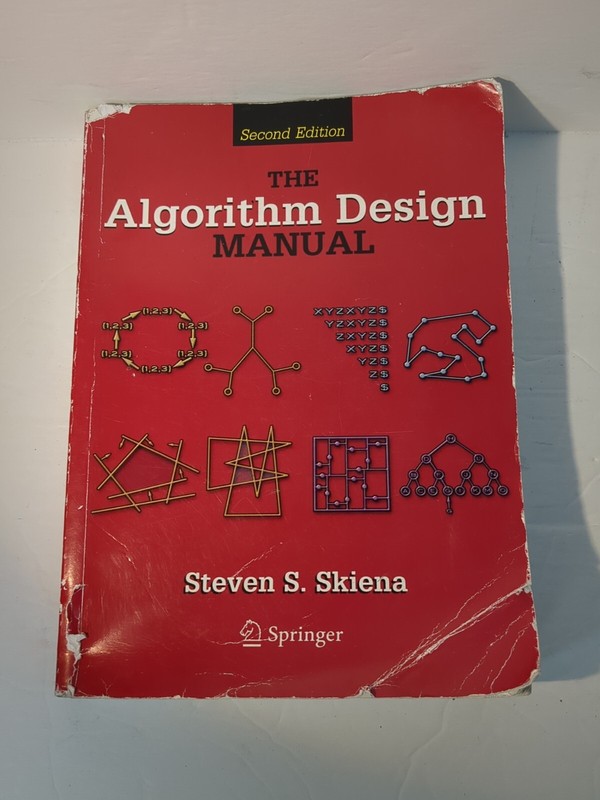 The Algorithm Design Manual, 2nd edition, 2008, Hardcover, Very Good!