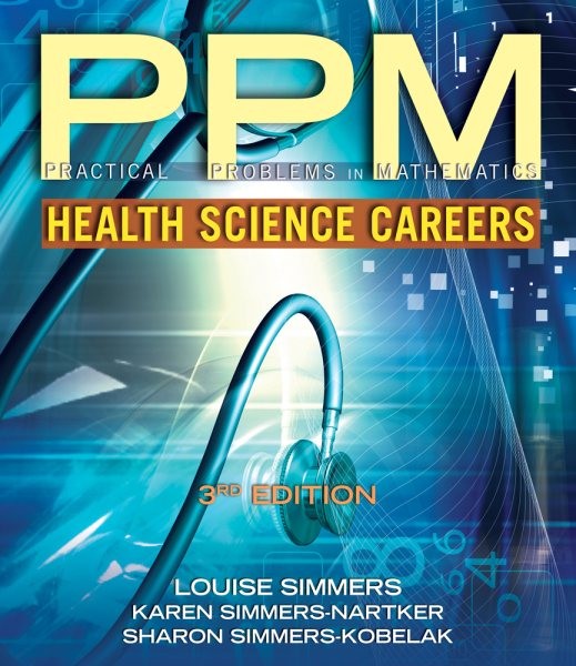 Practical Problems in Math for Health Science Careers, Paperback by Simmers, …