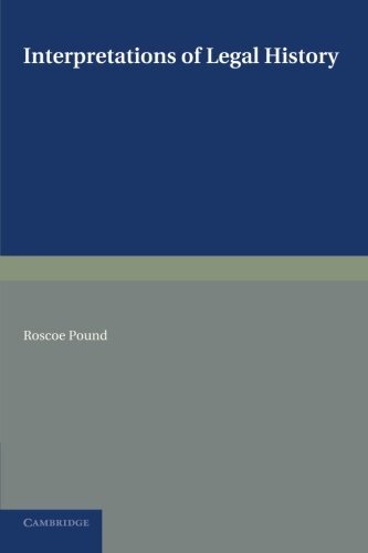 Interpretations of Legal History, Pound New 9781107698192 Fast Free Shipping-,