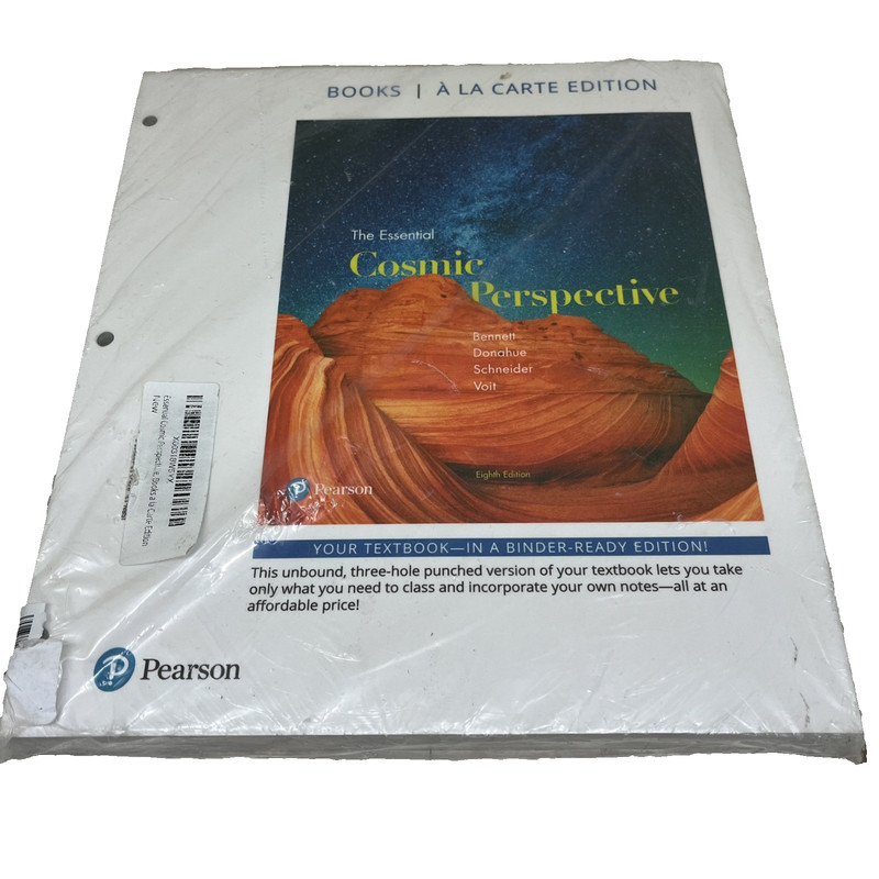 Pearson The Essential Cosmic Perspective Loose Leaf Binder 8th Edition Sealed
