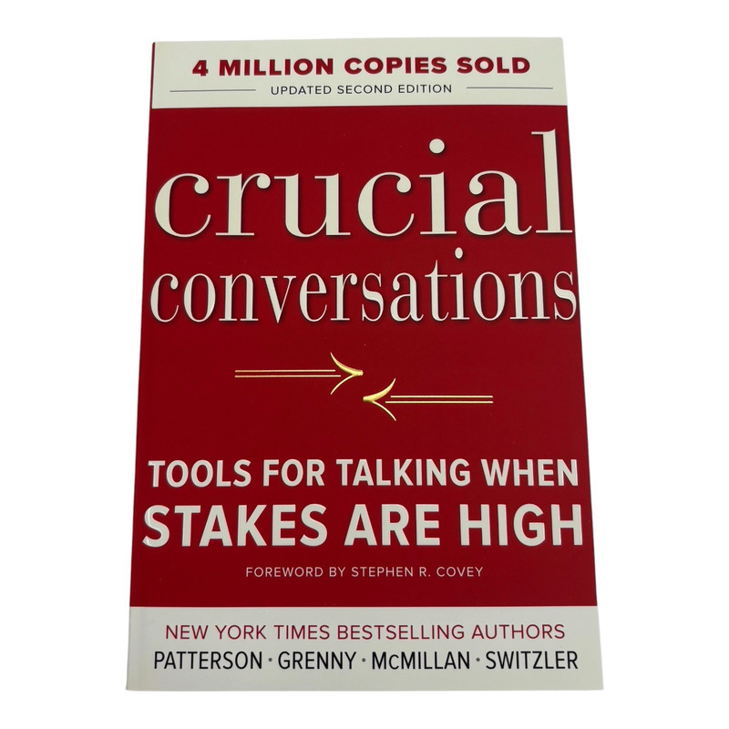 Crucial Conversations Second Edition Paperback Leadership Communication Book