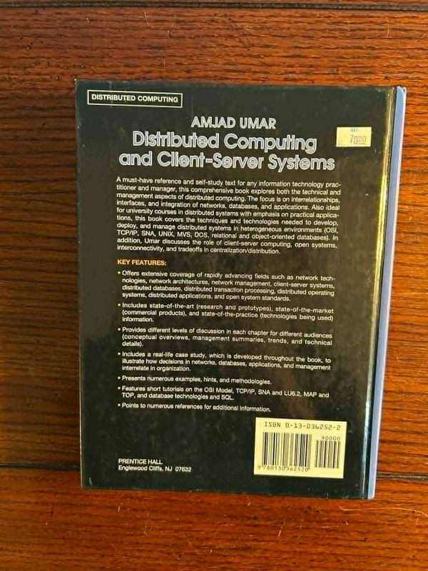 Distributed Computing Client-Server Systems Amjad Umar Prentice Hall Hardcover gallery