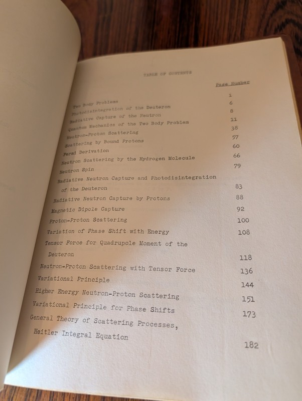 Julian Schwinger Lecture Notes Harvard 1946-47 | Nuclear Physics | Part 1 & 2 gallery