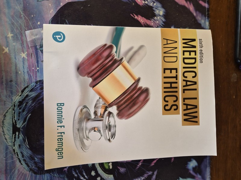 Medical Law and Ethics Sixth Edition Paperback by Bonnie F. Fremgen Pearson