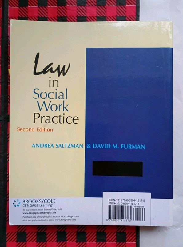 Law in Social Work Practice by Saltzman, Andrea; Furman, David M. - Textbook gallery